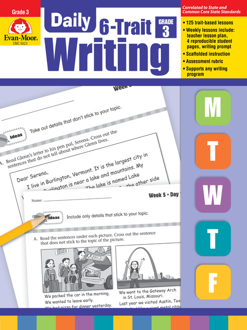 Title details for Daily 6-Trait Writing, Grade 3 by Evan-Moor Educational Publishers - Wait list